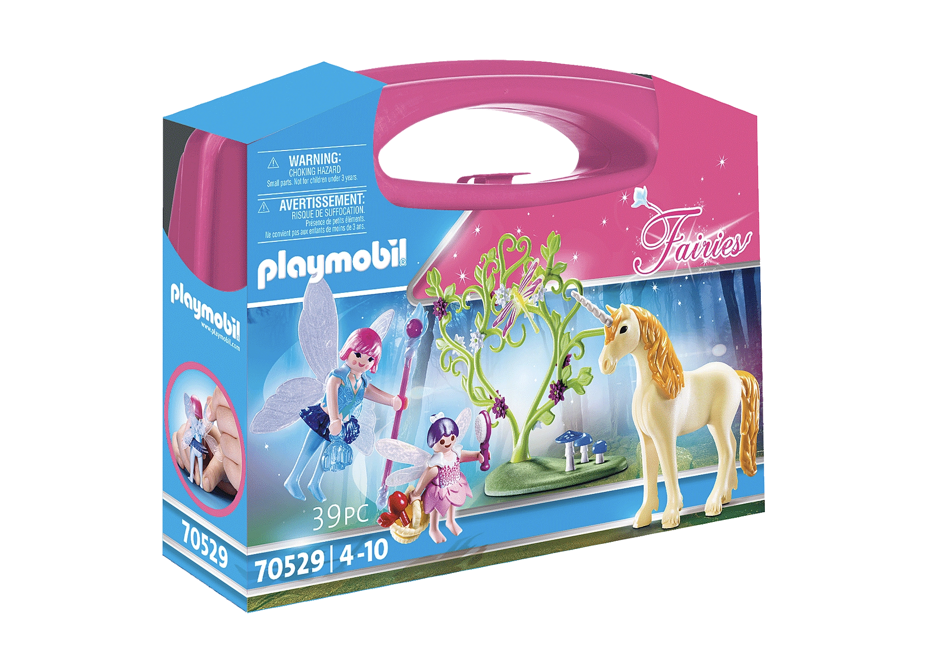 Playmobil - Fairy Unicorn Carry Case (Value: $25)