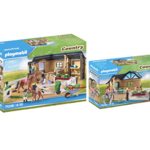 Playmobil - Riding Stable Two-Set Bundle (Value: $125)