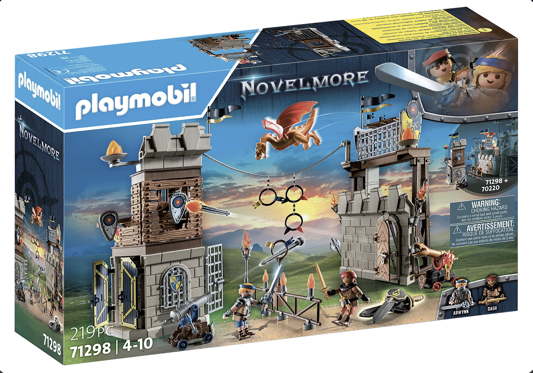 Playmobil - Novelmore vs. Burnham Raiders Tournament Arena (Value: $110)